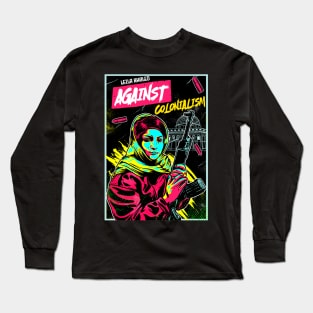 Leila Khaled Against Colonialism Long Sleeve T-Shirt